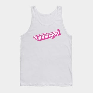 Barbie style unhinged meme print Tank Top